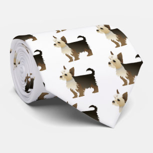 Yorkie Basic Breed Customise with text and colour Tie