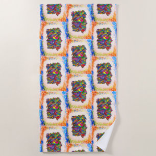 Yorkie Beach BG Towel