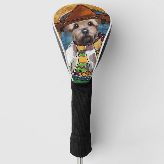 Yorkie Chef Golf Head Cover (Front)
