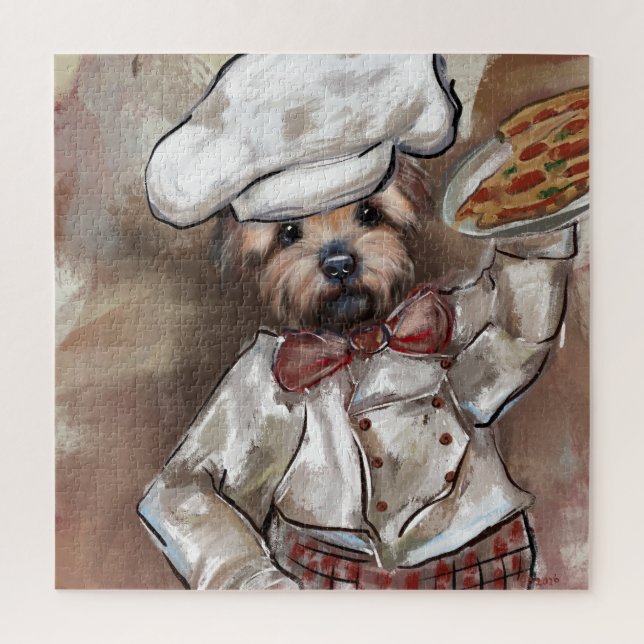 Yorkie Chef Jigsaw Puzzle (Vertical)