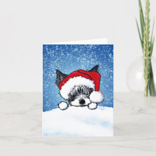 Yorkie Christmas Card
