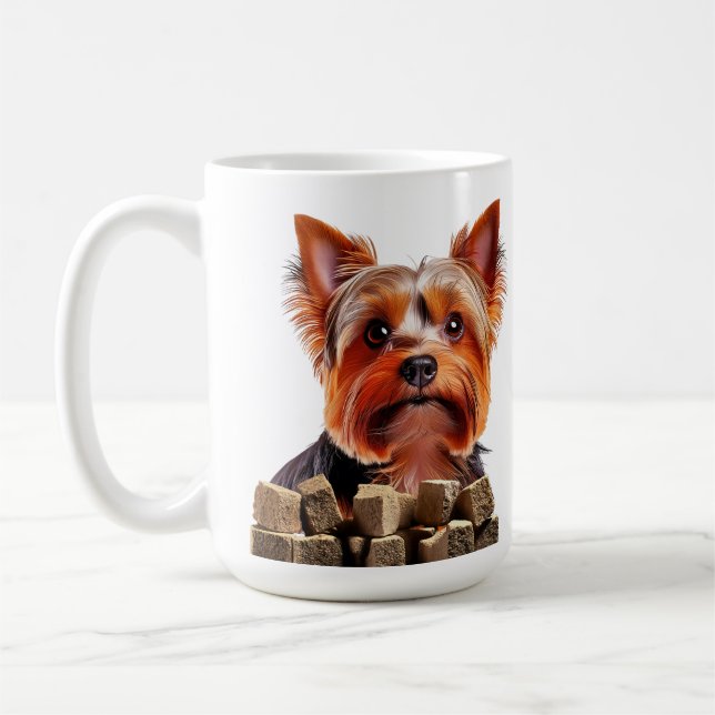 Yorkie  coffee mug (Left)