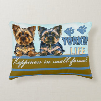 Yorkie cute decorative cushion