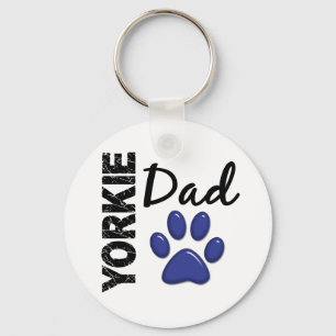 Yorkie Dad 2 Key Ring