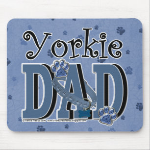 Yorkie DAD Mouse Pad