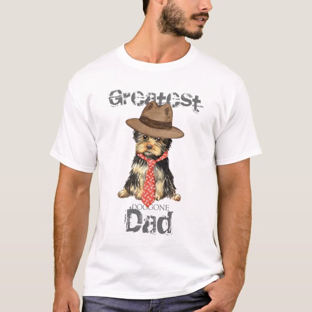Yorkie Dad T-Shirt (Front)