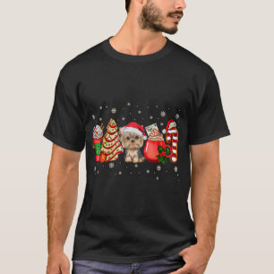 Yorkie Dog Christmas Pyjamas Coffee Latte Mugs T-Shirt
