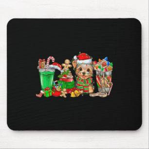 Yorkie Dog Christmas Pyjamas Coffee Latte Mugs Xma Mouse Pad