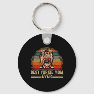 Yorkie Dog Mum Lover Fun Vintage Best Yorkie Mum E Key Ring