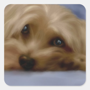 Yorkie dog sticker
