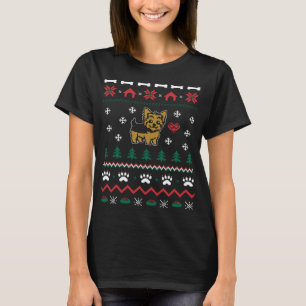 Yorkie Dog Ugly Christmas Sweater Xmas
