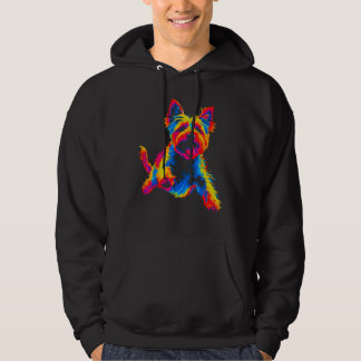 Yorkie Dog Vintage Yorkshire Terrier Hoodie