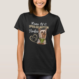 Yorkie Dog     Yorkie Mom  Dog     T-Shirt