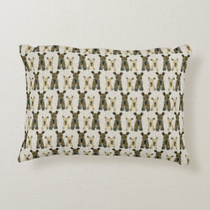 Yorkie Dogs Home Decor Decorative Cushion
