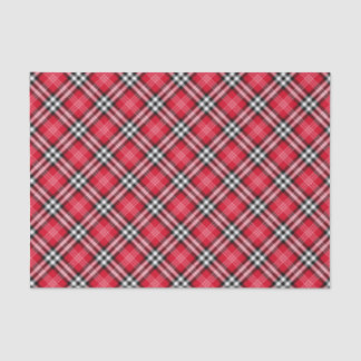 Yorkie Dogs Red Plaid Birthday Party Tissue Paper