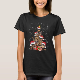 Yorkie Dogs Tree Christmas Sweater Xmas Pet Animal