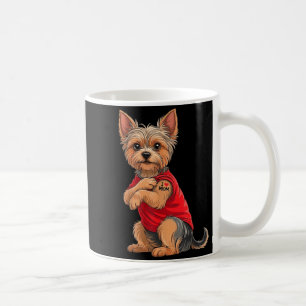 Yorkie Featuring Tattooed Yorkshire Terrier Love Coffee Mug