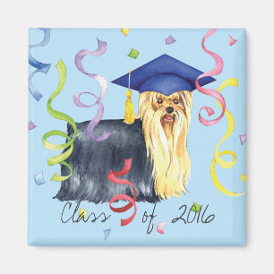 Yorkie Graduate Magnet