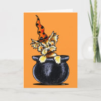 Yorkie Halloween Good Witch Off-Leash Art™