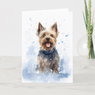 Yorkie Holiday Card