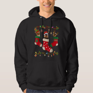 Yorkie In Socks Christmas Shirt Dog Lover Sweater