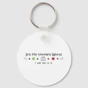 Yorkie Key Ring