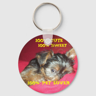 Yorkie Key Ring