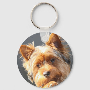 yorkie key ring