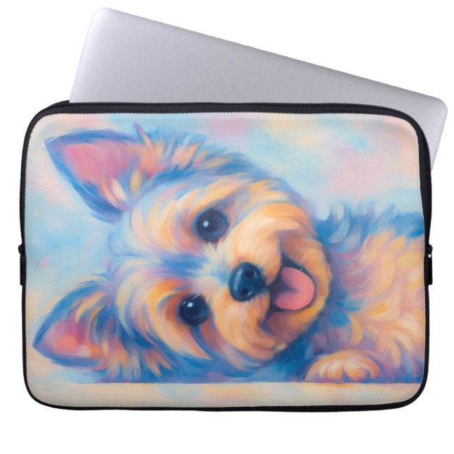Yorkie Laptop Sleeve (Front)