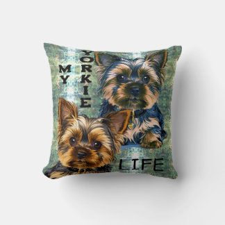 Yorkie life cushion