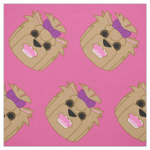 Yorkie Love Fabric