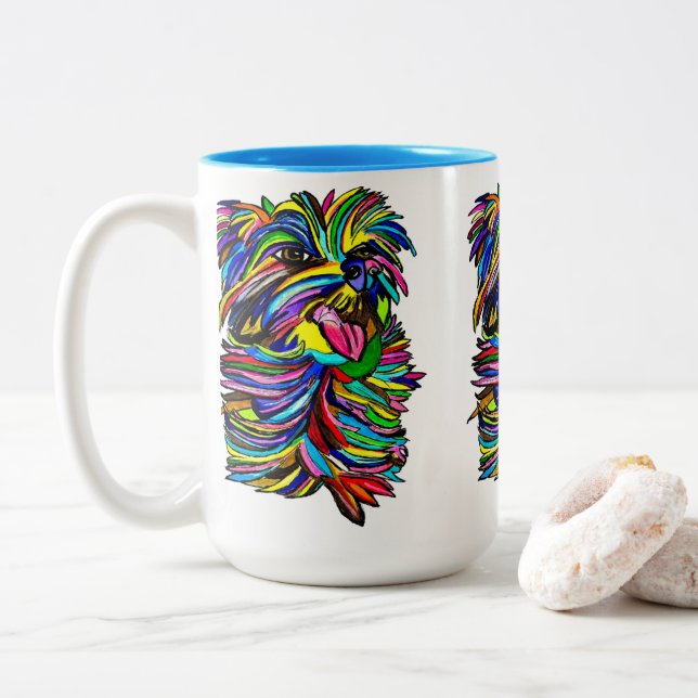Yorkie Love Mug (With Donut)
