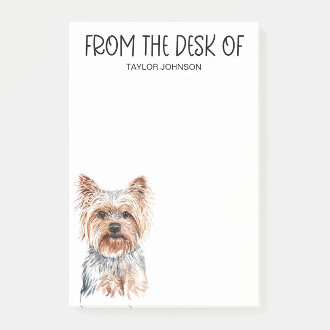 Yorkie Lover Post-it Notes (Front)