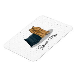 Yorkie Mom (Yorkshire Terrier Mom) Cute Dog Mom Magnet