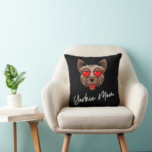 Yorkie Mum 3 16x16 Cushion