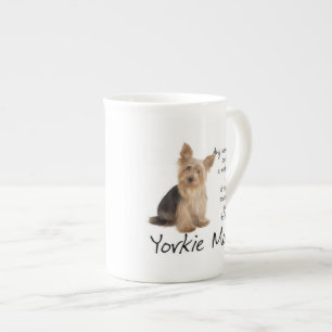Yorkie Mum Bone China Mug