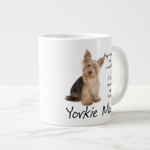 Yorkie Mum Jumbo Mug