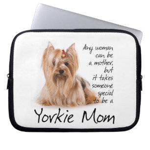 Yorkie Mum Laptop Sleeve
