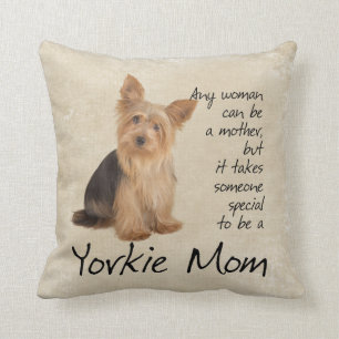Yorkie Mum Pillow