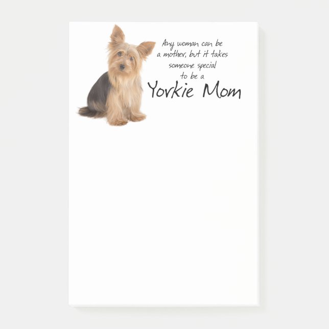 Yorkie Mum Post-It Notes (Front)