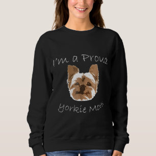 Yorkie Mum Proud Yorkshire Terrier Mama Mum Tshirt
