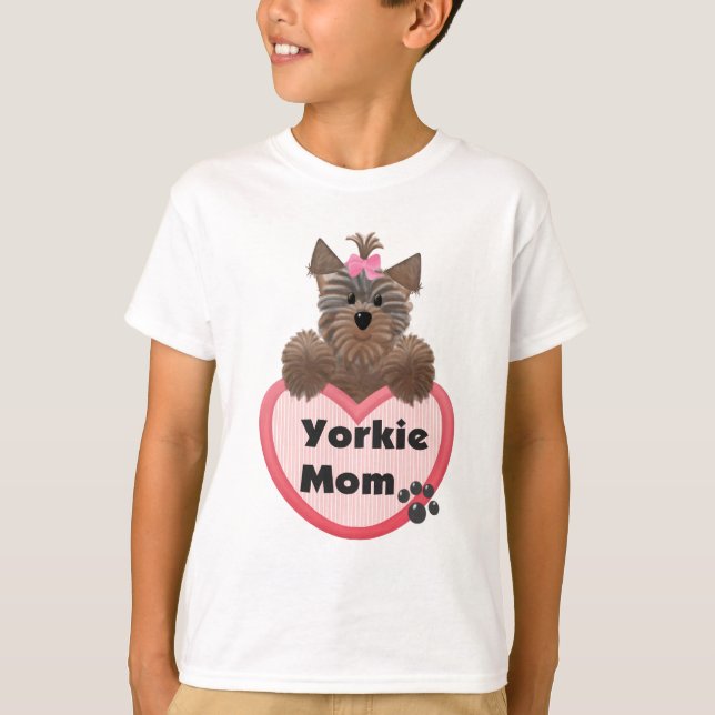 Yorkie Mum T-Shirt (Front)