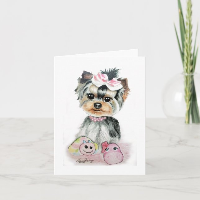 Yorkie Note Cards (Front)
