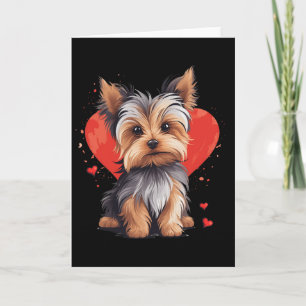 Yorkie Owner Mum Dad Yorkshire Terrier Dog Lover V Card