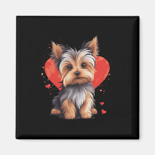 Yorkie Owner Mum Dad Yorkshire Terrier Dog Lover V Magnet