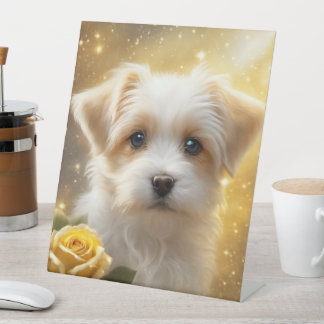 Yorkie Pedestal Sign