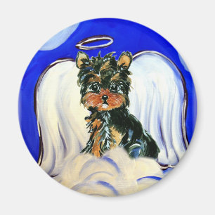 Yorkie Poo Angel Magnet