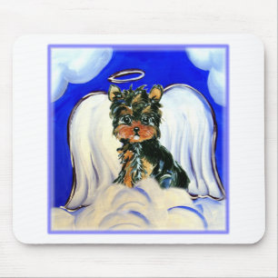 Yorkie Poo Angel Mouse Pad