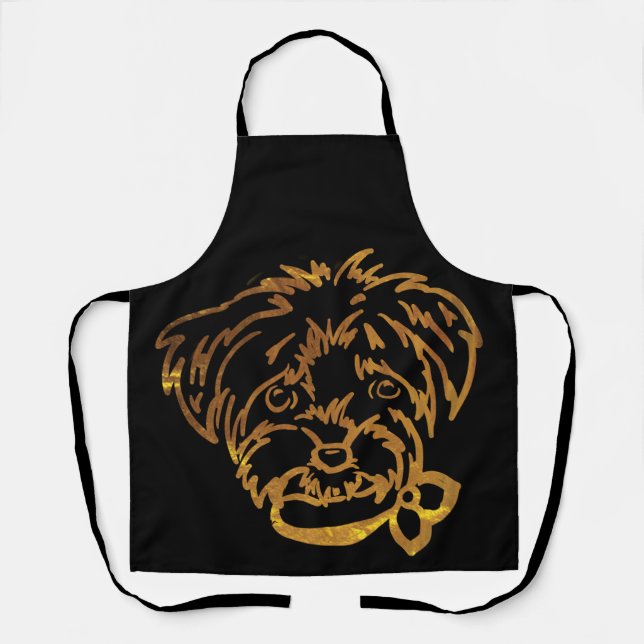 Yorkie Poo  Apron (Front)