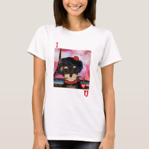 YORKIE POO ARTIST IN PARIS T-Shirt